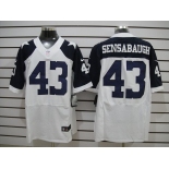 nike nfl jerseys dallas cowboys #43 sensabaugh white(Elite thankgivings)