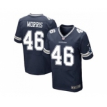 nike nfl jerseys dallas cowboys #46 alfred morris blue[Elite]