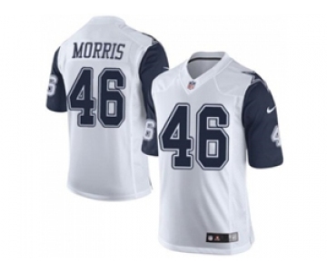 nike nfl jerseys dallas cowboys #46 alfred morris white[Limited throwback]