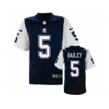 nike nfl jerseys dallas cowboys #5 Dan Bailey Throwback Blue[Elite]