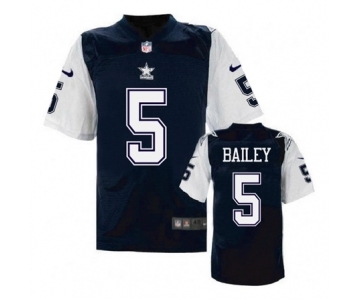 nike nfl jerseys dallas cowboys #5 Dan Bailey Throwback Blue[Elite]