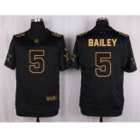 nike nfl jerseys dallas cowboys #5 dan bailey black gold collection[Elite]