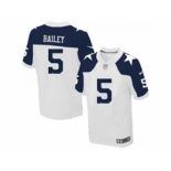 nike nfl jerseys dallas cowboys #5 dan bailey white[Elite thankgivings]