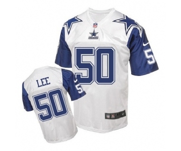 nike nfl jerseys dallas cowboys #50 Sean Lee Throwback white[Elite]