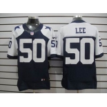 nike nfl jerseys dallas cowboys #50 lee blue(Elite thankgivings)