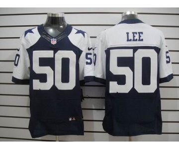 nike nfl jerseys dallas cowboys #50 lee blue(Elite thankgivings)