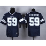 nike nfl jerseys dallas cowboys #59 hitchens blue[Elite]