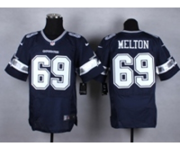 nike nfl jerseys dallas cowboys #69 melton blue[Elite]