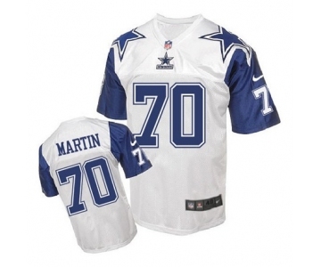 nike nfl jerseys dallas cowboys #70 Zack Martin Throwback white[Elite]