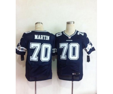 nike nfl jerseys dallas cowboys #70 martin blue[Elite]