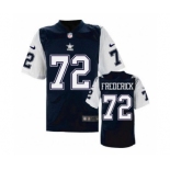 nike nfl jerseys dallas cowboys #72 Travis Frederick Throwback Blue[Elite]