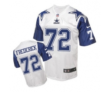 nike nfl jerseys dallas cowboys #72 Travis Frederick Throwback white[Elite]