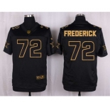 nike nfl jerseys dallas cowboys #72 travis frederick black gold collection[Elite]