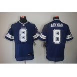 nike nfl jerseys dallas cowboys #8 aikman blue[Elite]