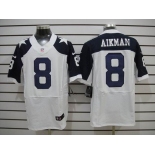 nike nfl jerseys dallas cowboys #8 aikman white[Elite thanksgiving]