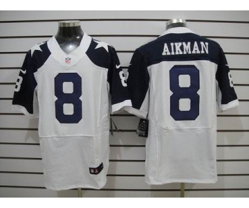 nike nfl jerseys dallas cowboys #8 aikman white[Elite thanksgiving]