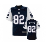 nike nfl jerseys dallas cowboys #82 Jason Witten Throwback Blue[Elite]