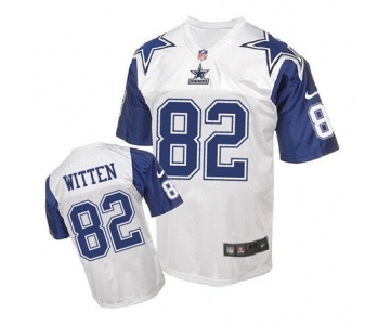 nike nfl jerseys dallas cowboys #82 Jason Witten Throwback white[Elite]