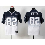 nike nfl jerseys dallas cowboys #82 jason witten blue-white[Elite drift fashion][second version]