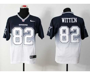 nike nfl jerseys dallas cowboys #82 jason witten blue-white[Elite drift fashion][second version]