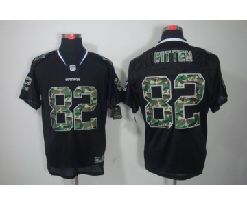 nike nfl jerseys dallas cowboys #82 witten black[camo fashion Elite]