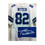 nike nfl jerseys dallas cowboys #82 witten white[Elite signature]