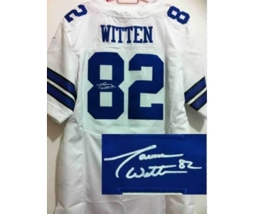 nike nfl jerseys dallas cowboys #82 witten white[Elite signature]