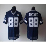 nike nfl jerseys dallas cowboys #88 bryant blue[Elite 50th Patch]