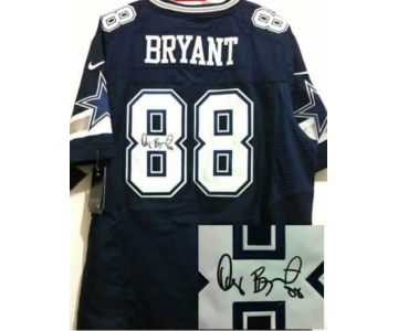 nike nfl jerseys dallas cowboys #88 bryant dk.blue[Elite signature]