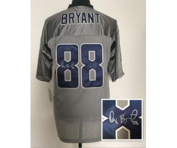 nike nfl jerseys dallas cowboys #88 bryant grey[Elite shadow signature][bryant]