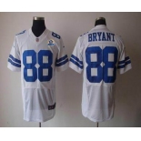 nike nfl jerseys dallas cowboys #88 bryant white[Elite 50th Patch]