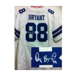 nike nfl jerseys dallas cowboys #88 bryant white[Elite signature]