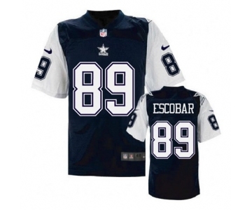 nike nfl jerseys dallas cowboys #89 Gavin Escobar Throwback Blue[Elite]