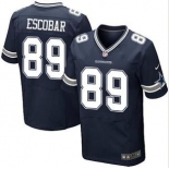 nike nfl jerseys dallas cowboys #89 escobar blue[Elite]