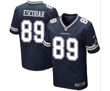 nike nfl jerseys dallas cowboys #89 escobar blue[Elite]