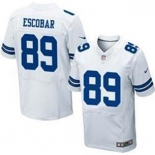 nike nfl jerseys dallas cowboys #89 escobar white[Elite]