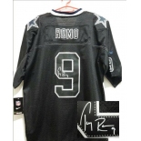 nike nfl jerseys dallas cowboys #9 romo black[Elite lights out signature]