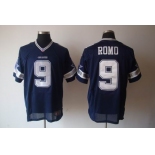 nike nfl jerseys dallas cowboys #9 romo grey blue[elite]