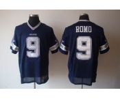 nike nfl jerseys dallas cowboys #9 romo grey blue[elite]