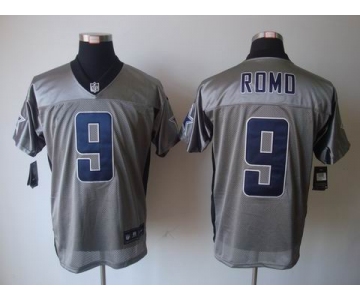 nike nfl jerseys dallas cowboys #9 romo grey [nike shadow]