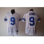 nike nfl jerseys dallas cowboys #9 romo grey white[elite]