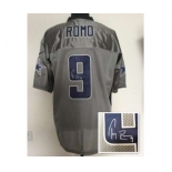 nike nfl jerseys dallas cowboys #9 romo grey[Elite shadow signature]