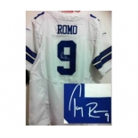 nike nfl jerseys dallas cowboys #9 romo white[Elite signature]