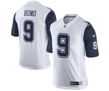 nike nfl jerseys dallas cowboys #9 tony romo white[Elite throwback]