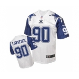 nike nfl jerseys dallas cowboys #90 Demarcus Lawrence Throwback white[Elite]