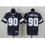 nike nfl jerseys dallas cowboys #90 lawrence blue(Elite)[lawrence]