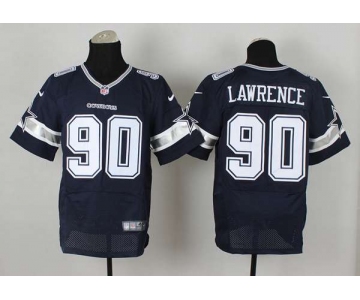 nike nfl jerseys dallas cowboys #90 lawrence blue(Elite)[lawrence]