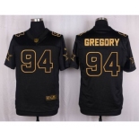 nike nfl jerseys dallas cowboys #94 gregory black gold collection[Elite][gregory]