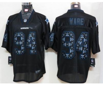 nike nfl jerseys dallas cowboys #94 ware black[Elite united sideline]