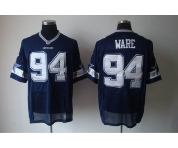 nike nfl jerseys dallas cowboys #94 ware blue[elite]